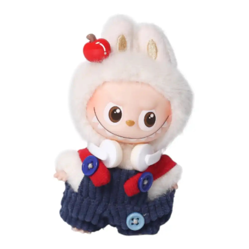 Labubu 4.0 with Pants Blue Outfit (Full Set 3 Items) - Plushion