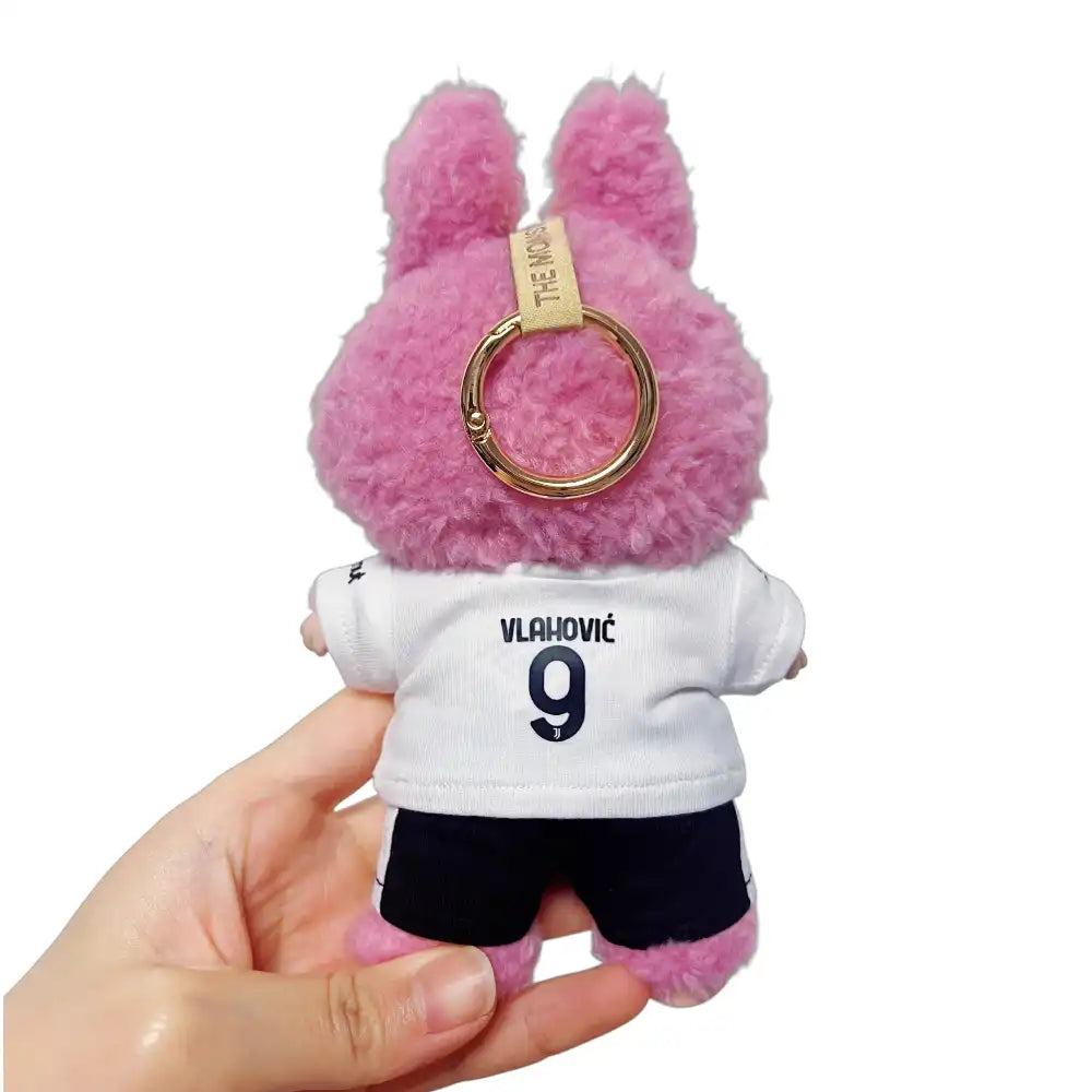 Labubu Juventus Football Club Jersey Outfit (Custom Number)