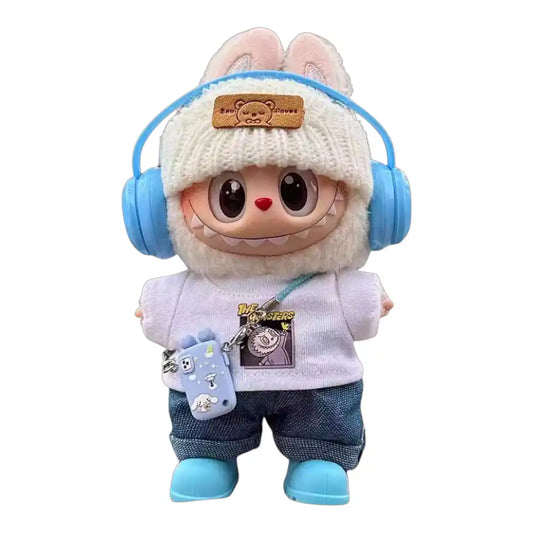 Labubu Printed T-shirt Outfit (Full Set 6 Items) - Plushion