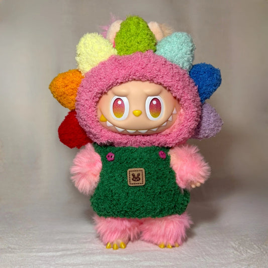 Rainbow Sunflower Outfit for Labubu 1.0/2.0/3.0