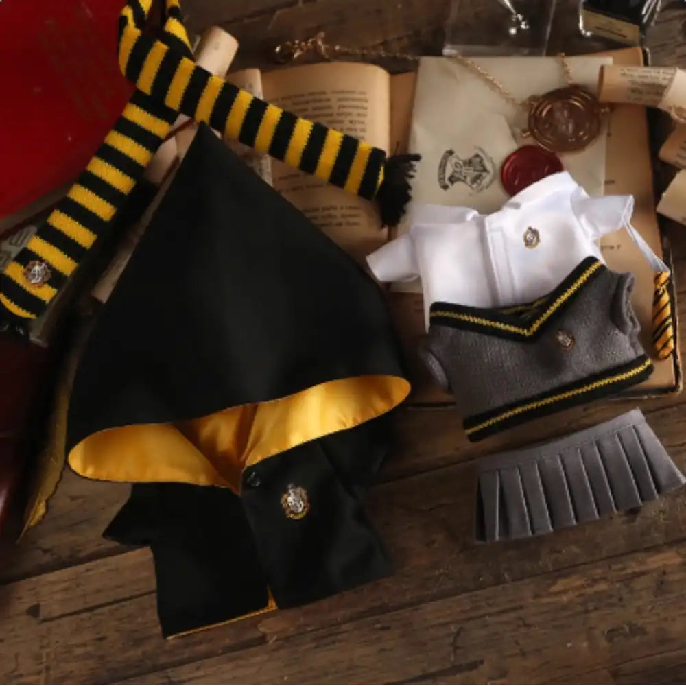 Labubu Hogwarts Style Uniform Outfit (4 Houses) - Plushion