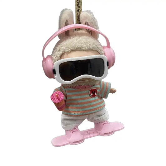 Labubu Snowboard Outfit (Full Set 6 Items) - Plushion
