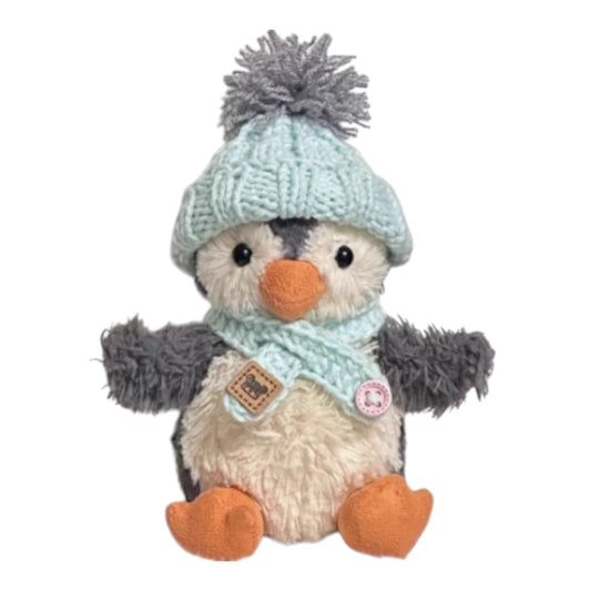 Jellycat Peanut Penguin Bag Charm Bobble Hat w/ Scarf (6 Options)