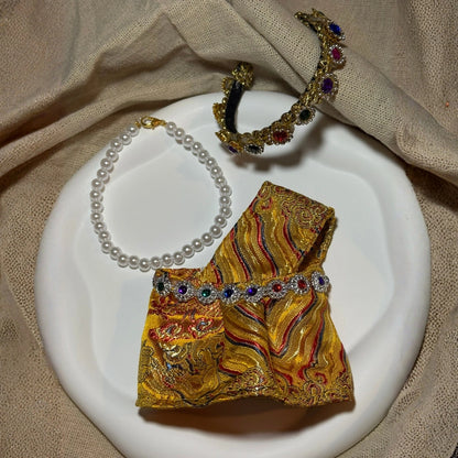 Traditional Thai Clothing w/ Headband Outfit for Labubu 1.0/2.0/3.0 (3 Options)