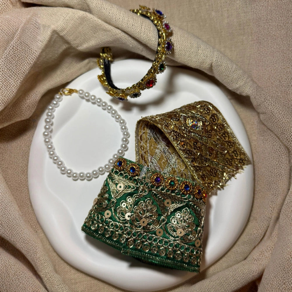 Traditional Thai Clothing w/ Headband Outfit for Labubu 1.0/2.0/3.0 (3 Options)