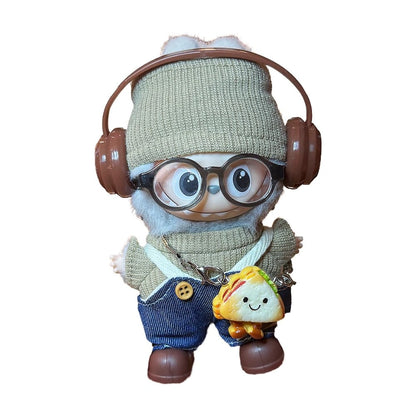 Labubu 4.0 Overalls w/ Headset Outfit (7 Options) - Plushion
