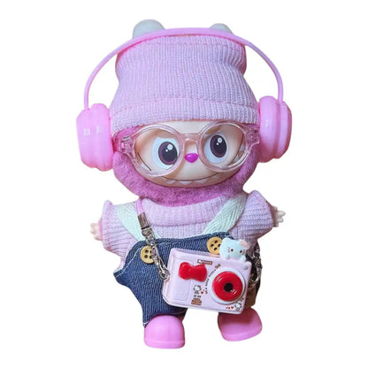 Labubu 4.0 Overalls w/ Headset Outfit (7 Options) - Plushion
