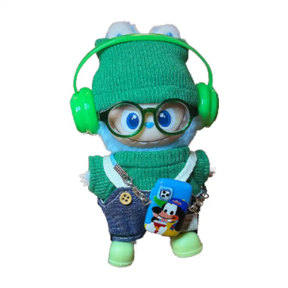 Labubu 4.0 Overalls w/ Headset Outfit (7 Options)