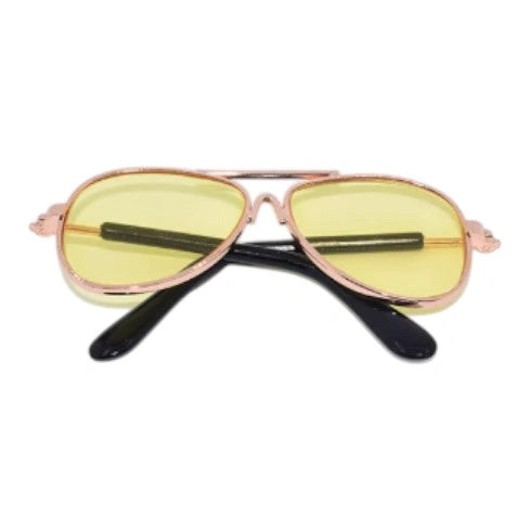 Rose Gold Frame Sunglasses for Labubu 1.0/2.0/3.0