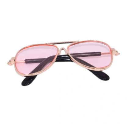 Rose Gold Frame Sunglasses for Labubu 1.0/2.0/3.0