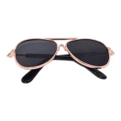 Rose Gold Frame Sunglasses for Labubu 1.0/2.0/3.0