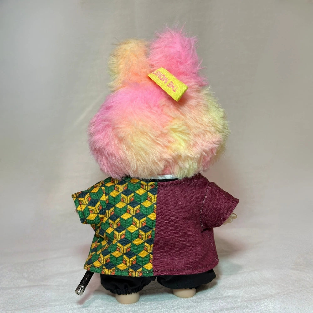 Demon Slayer Giyu Style Outfit for Labubu 1.0/3.0 (Full Set 5 Items)