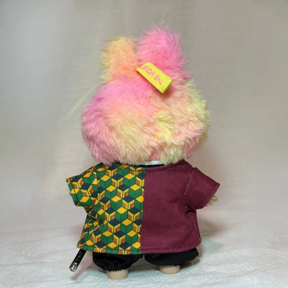 Demon Slayer Giyu Style Outfit for Labubu 1.0/3.0 (Full Set 5 Items)