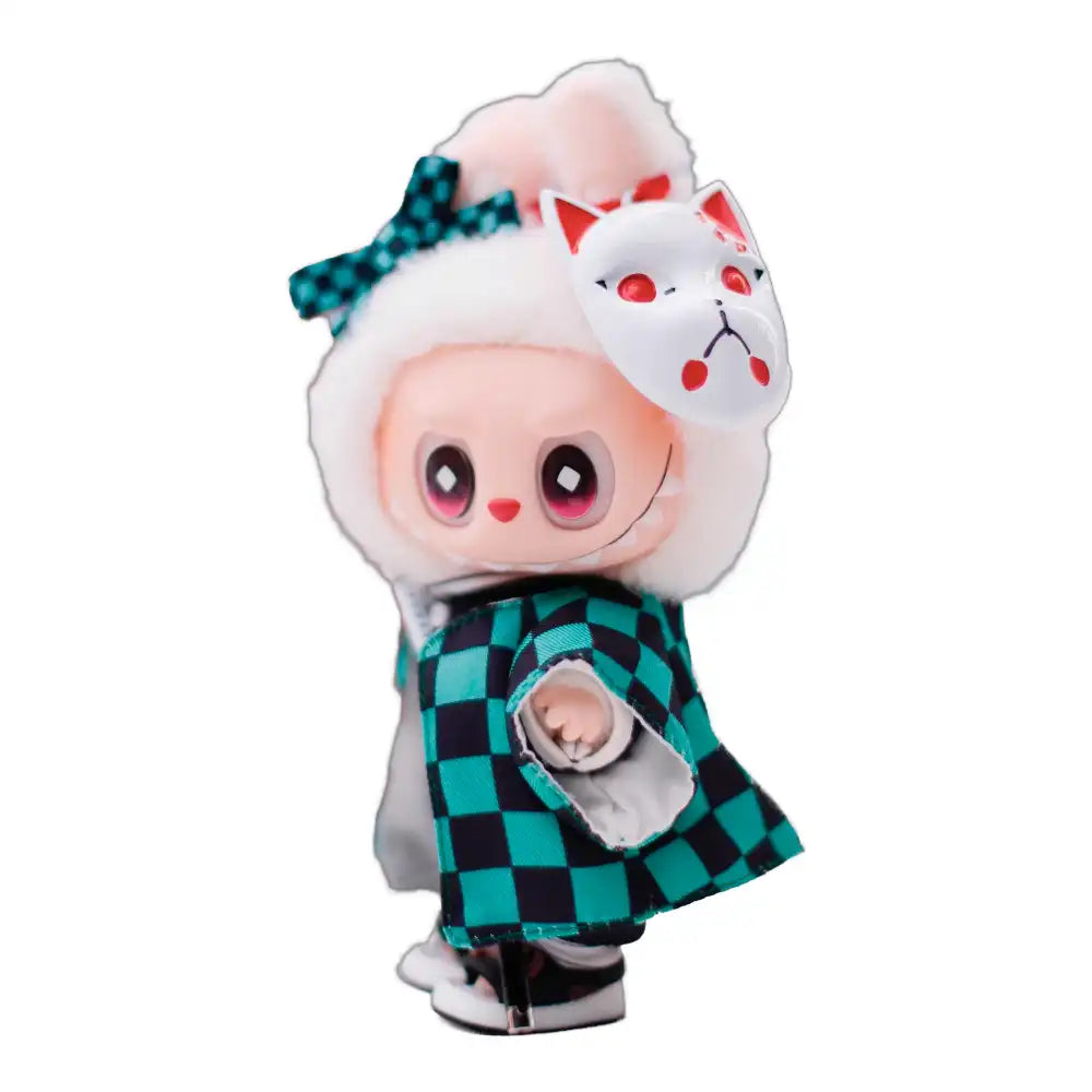 Labubu Tanjirou Style Outfit (Full Set 7 Items)