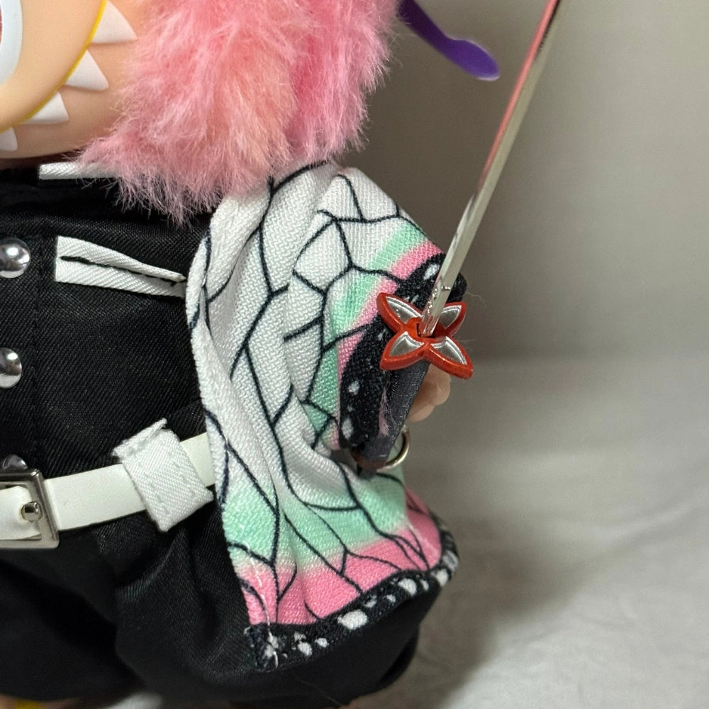 Demon Slayer Shinobu Style Outfit for Labubu 1.0/3.0 (Full Set 6 Items)