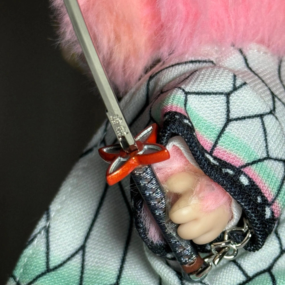 Demon Slayer Shinobu Style Outfit for Labubu 1.0/3.0 (Full Set 6 Items)