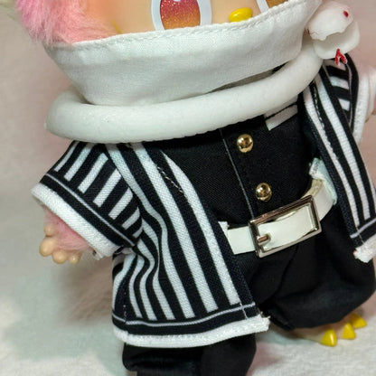 Demon Slayer Obanai Style Outfit for Labubu 1.0/3.0 (Full Set 6 Items)