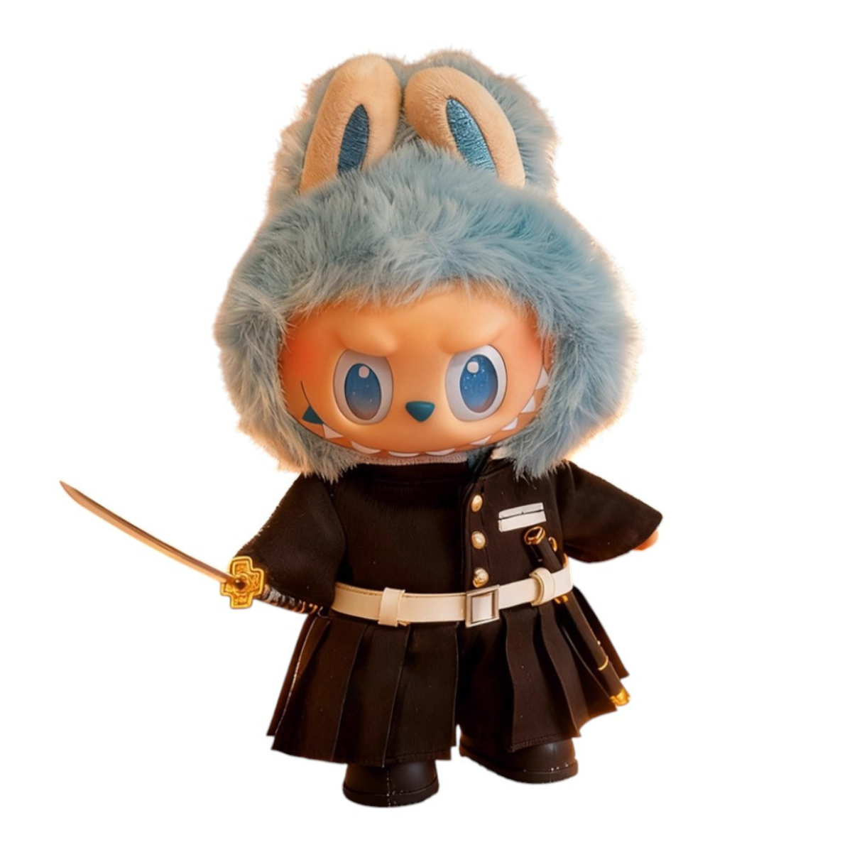 Demon Slayer Tokitou Style Outfit for Labubu 1.0/3.0 (Full Set 4 Items)