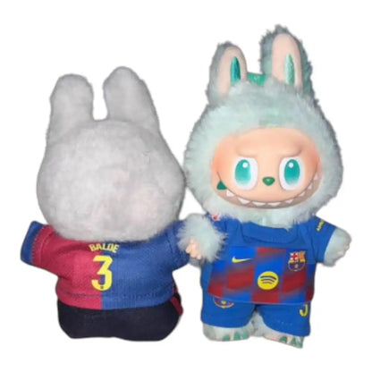 Labubu Barcelona Football Club Jersey Outfit (Custom Number)