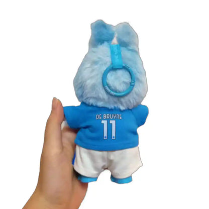 Labubu SSC Napoli Football Club Jersey Outfit (Pre-Printed Number 11)