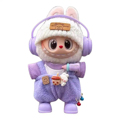 Labubu Overalls Outfit (Full Set 5 Items)