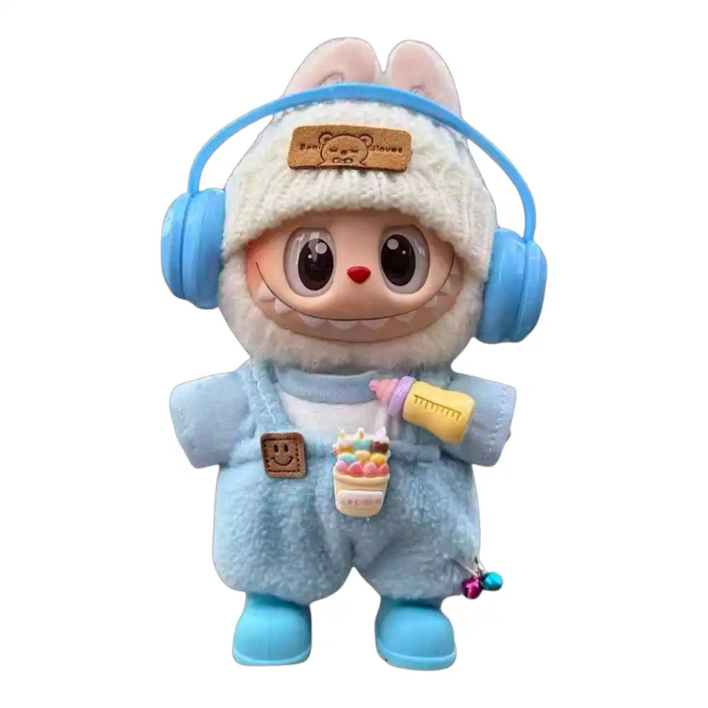 Labubu Overalls Outfit (Full Set 5 Items)