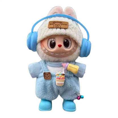 Labubu Overalls Outfit (Full Set 5 Items)