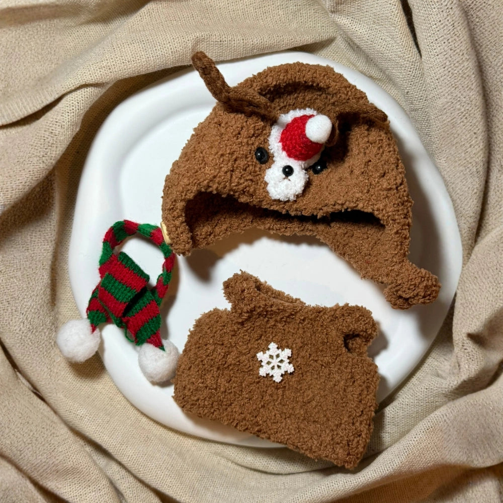 Xmas Reindeer Outfit for Labubu 1.0/3.0