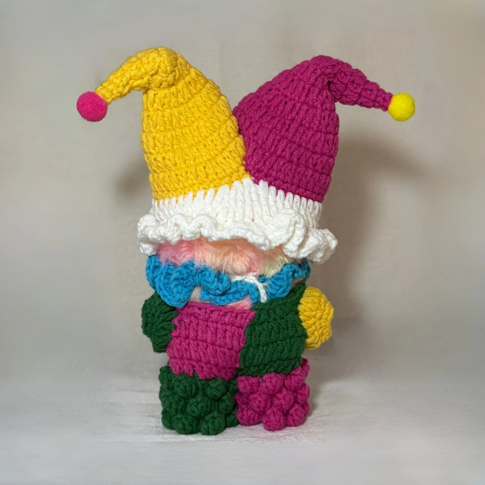 Clown Red Velvet Dark Green Outfit for Labubu 1.0/2.0/3.0