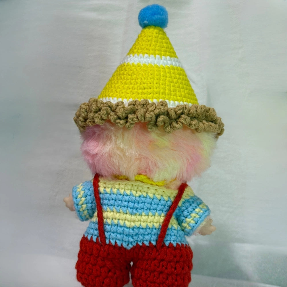 Clown Red Overalls Outfit for Labubu 1.0/3.0