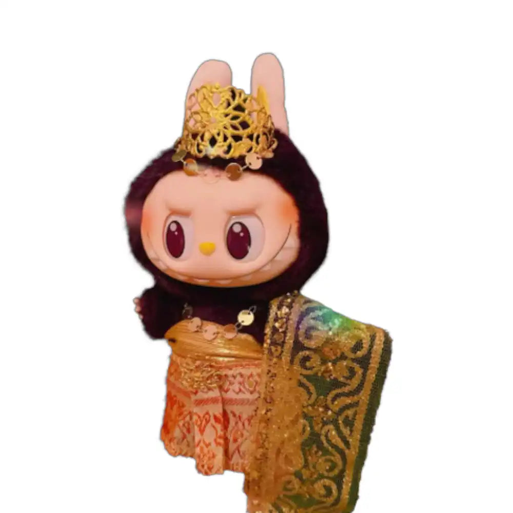 Labubu Traditional Thai Clothing w/ Crown Outfit (2 Options)