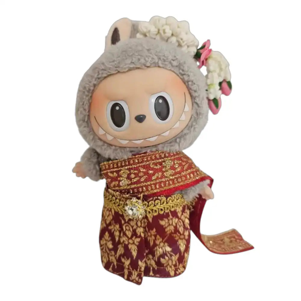 Labubu Traditional Thai Clothing w/ Hairpin Outfit (6 Options)