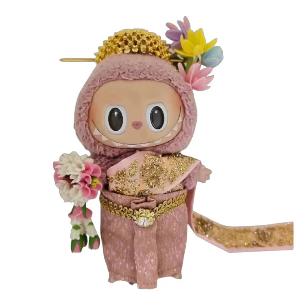 Labubu Traditional Thai Clothing w/ Hairpin Outfit (6 Options)
