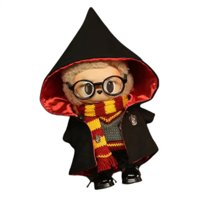 Labubu Hogwarts Style Uniform Outfit (4 Houses)