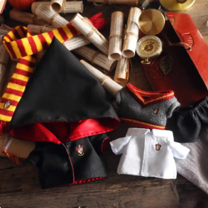 Labubu Hogwarts Style Uniform Outfit (4 Houses)