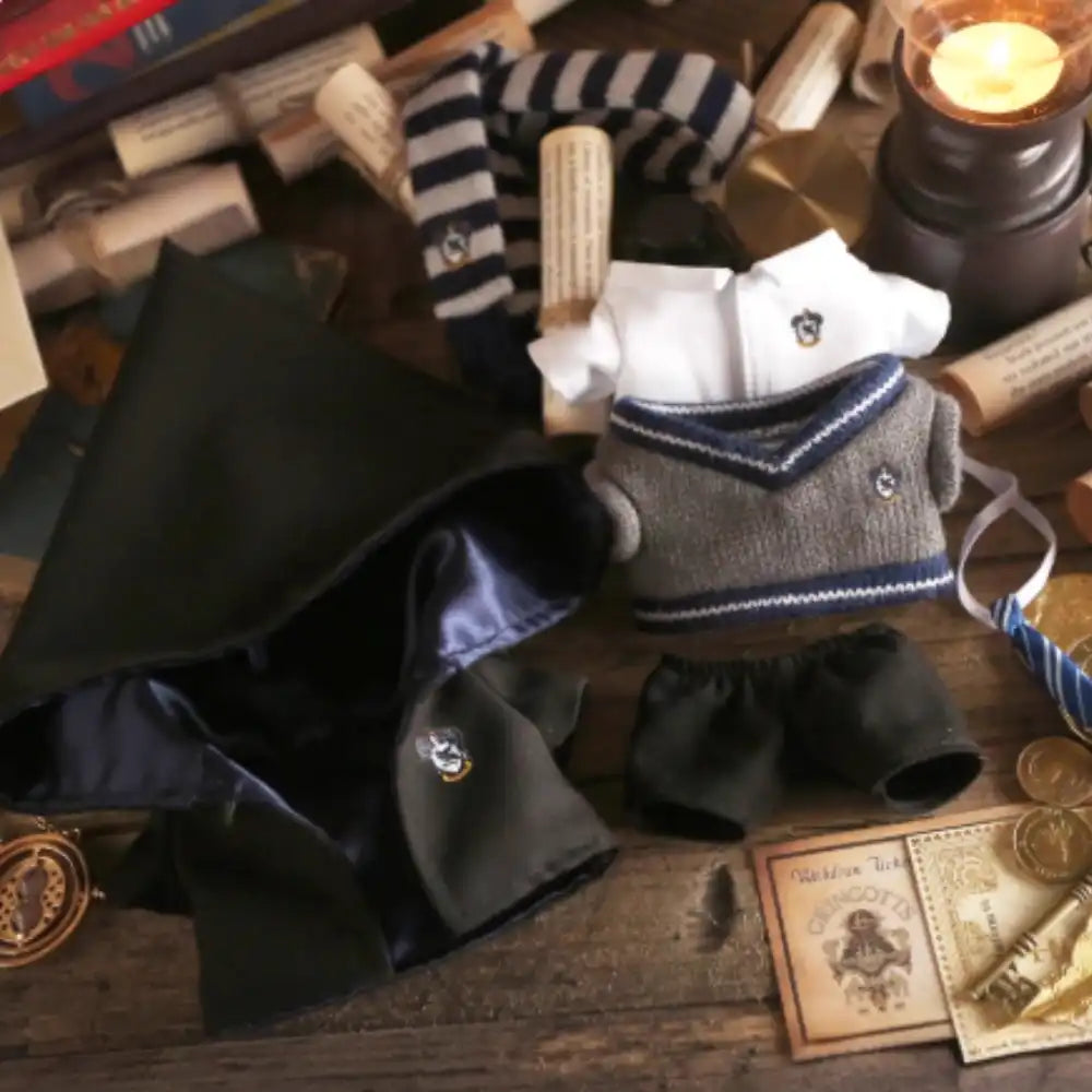 Labubu Hogwarts Style Uniform Outfit (4 Houses)