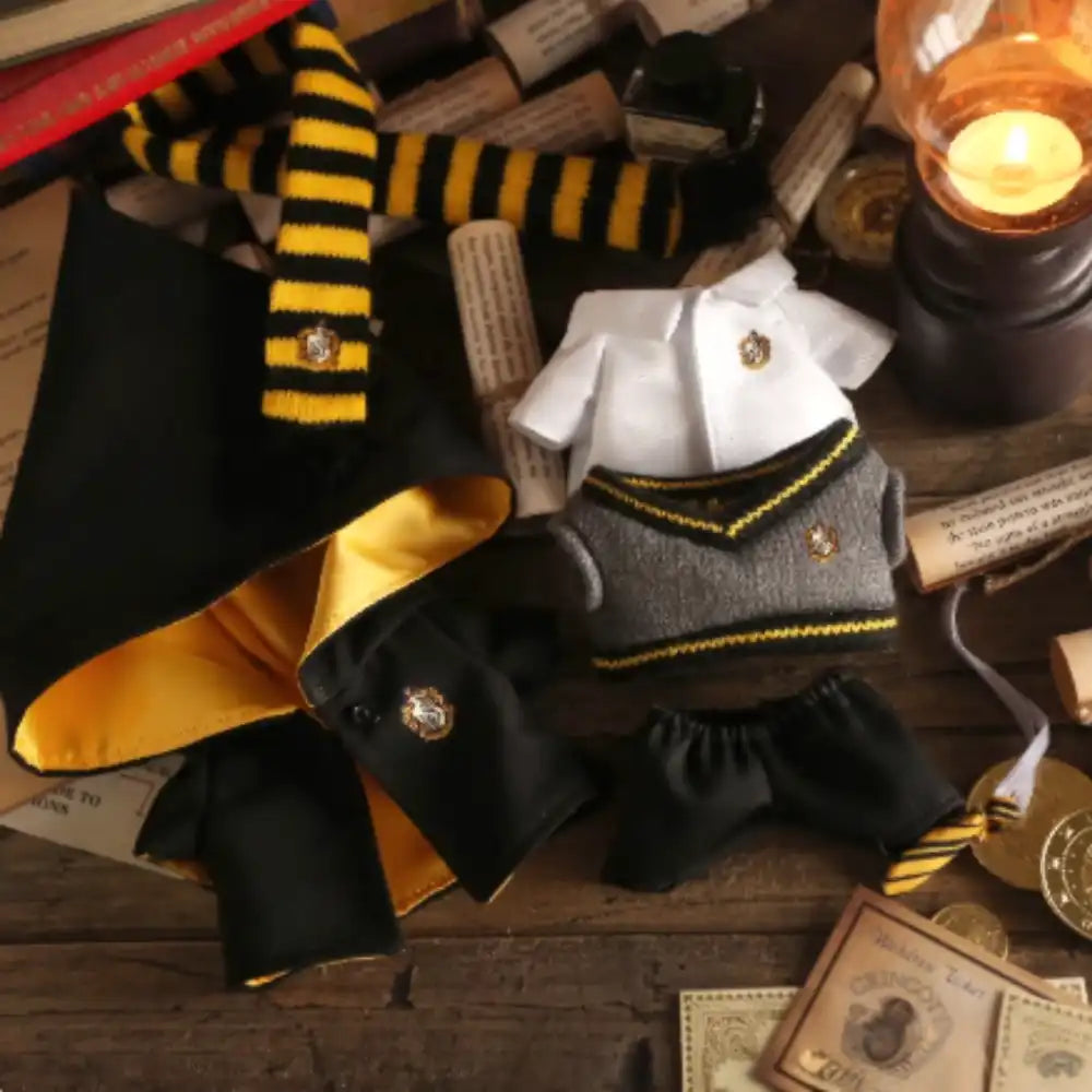 Labubu Hogwarts Style Uniform Outfit (4 Houses)