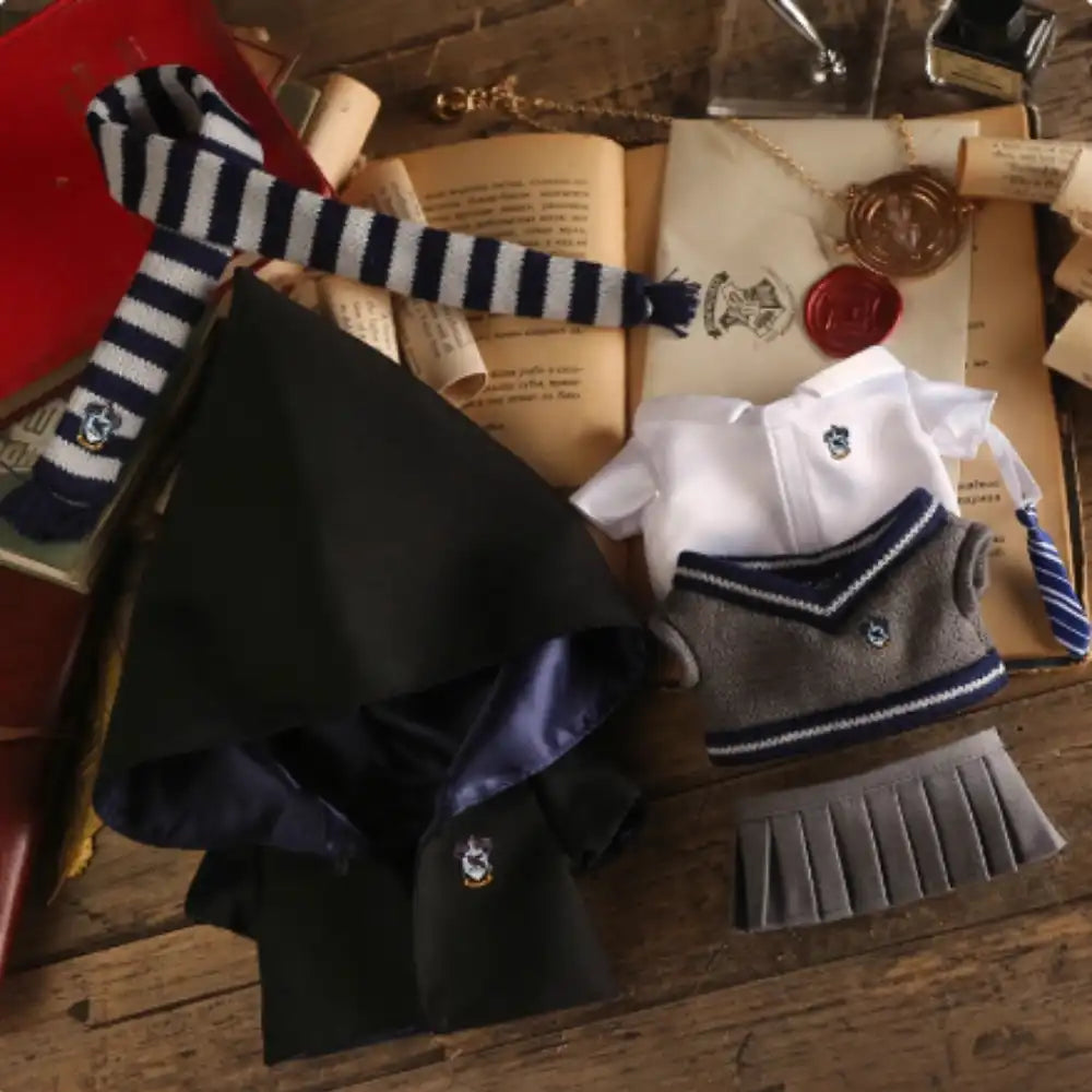 Labubu Hogwarts Style Uniform Outfit (4 Houses)