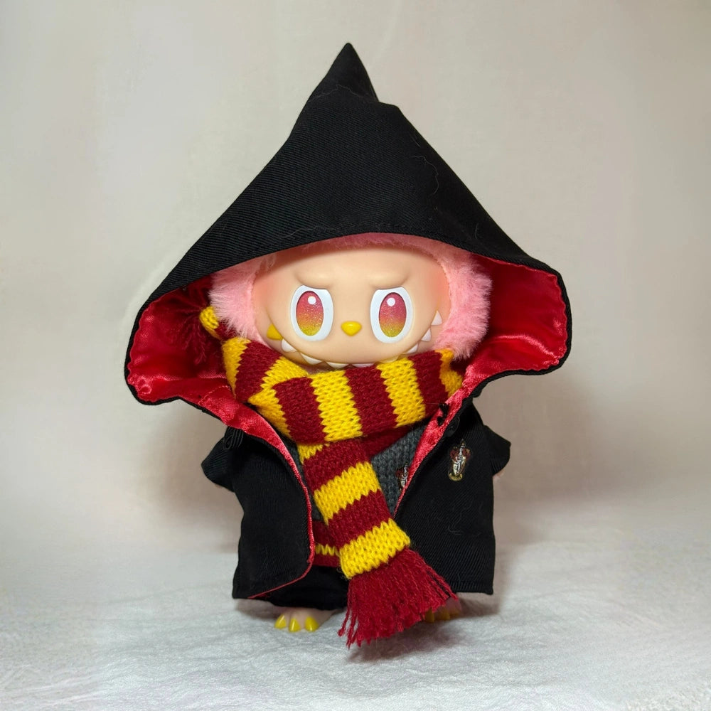 Hogwarts Style Uniform Outfit for Labubu 1.0/2.0/3.0 (4 Houses)