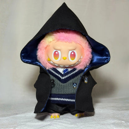 Hogwarts Style Uniform Outfit for Labubu 1.0/2.0/3.0 (4 Houses)
