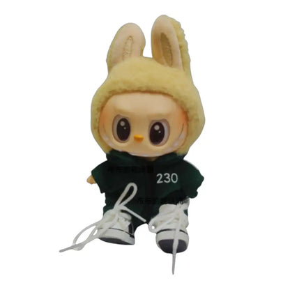 Labubu Squid Game Player Green Jumpsuit Outfit