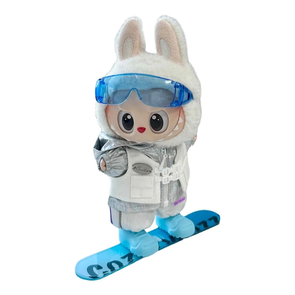 Labubu Ski Suit Sports Outfit (Full Set 5 Items) - Plushion