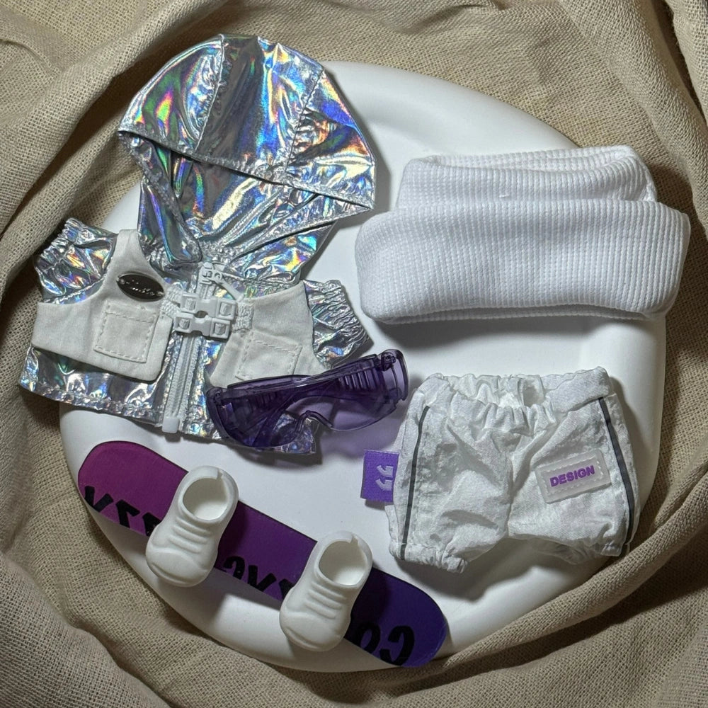 Ski Suit Sports Outfit for Labubu 1.0/3.0 (Full Set 5 Items)