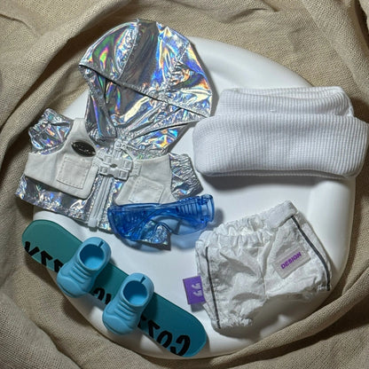 Ski Suit Sports Outfit for Labubu 1.0/3.0 (Full Set 5 Items)