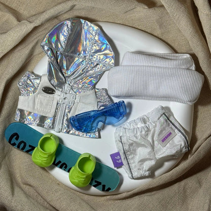 Ski Suit Sports Outfit for Labubu 1.0/3.0 (Full Set 5 Items)