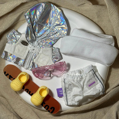 Ski Suit Sports Outfit for Labubu 1.0/3.0 (Full Set 5 Items)