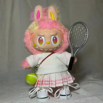 Tennis Style Outfit for Labubu 1.0/3.0 (Full Set 5 Items)