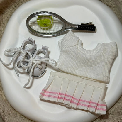 Tennis Style Outfit for Labubu 1.0/3.0 (Full Set 5 Items)