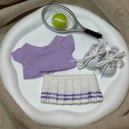 Tennis Style Outfit for Labubu 1.0/3.0 (Full Set 5 Items)