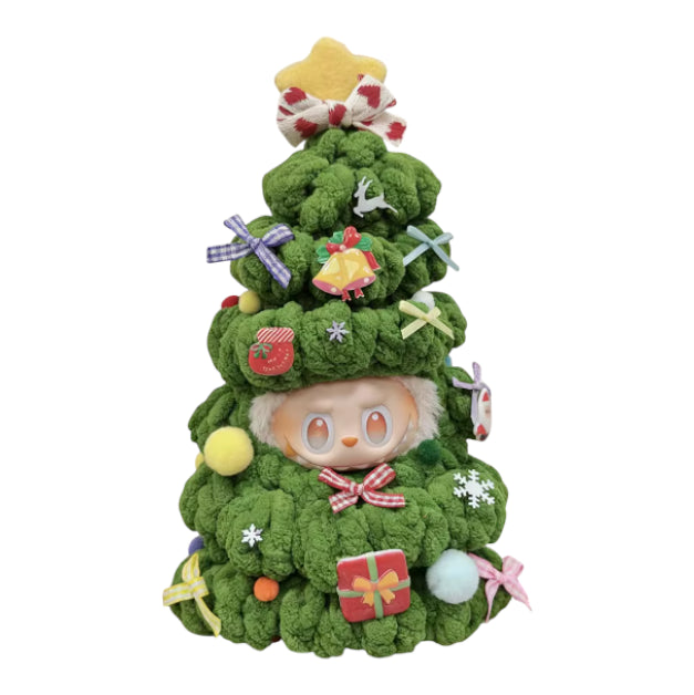 Dress your Labubu in a classic red Santa Claus outfit! Perfect holiday costume for your collectible figure display. Get festive!